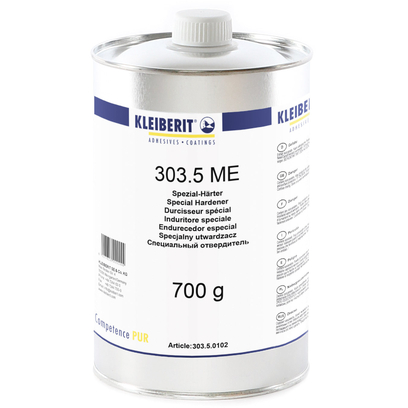 Отвердитель Kleiberit 303.5,  0,7 кг. Рис. 1