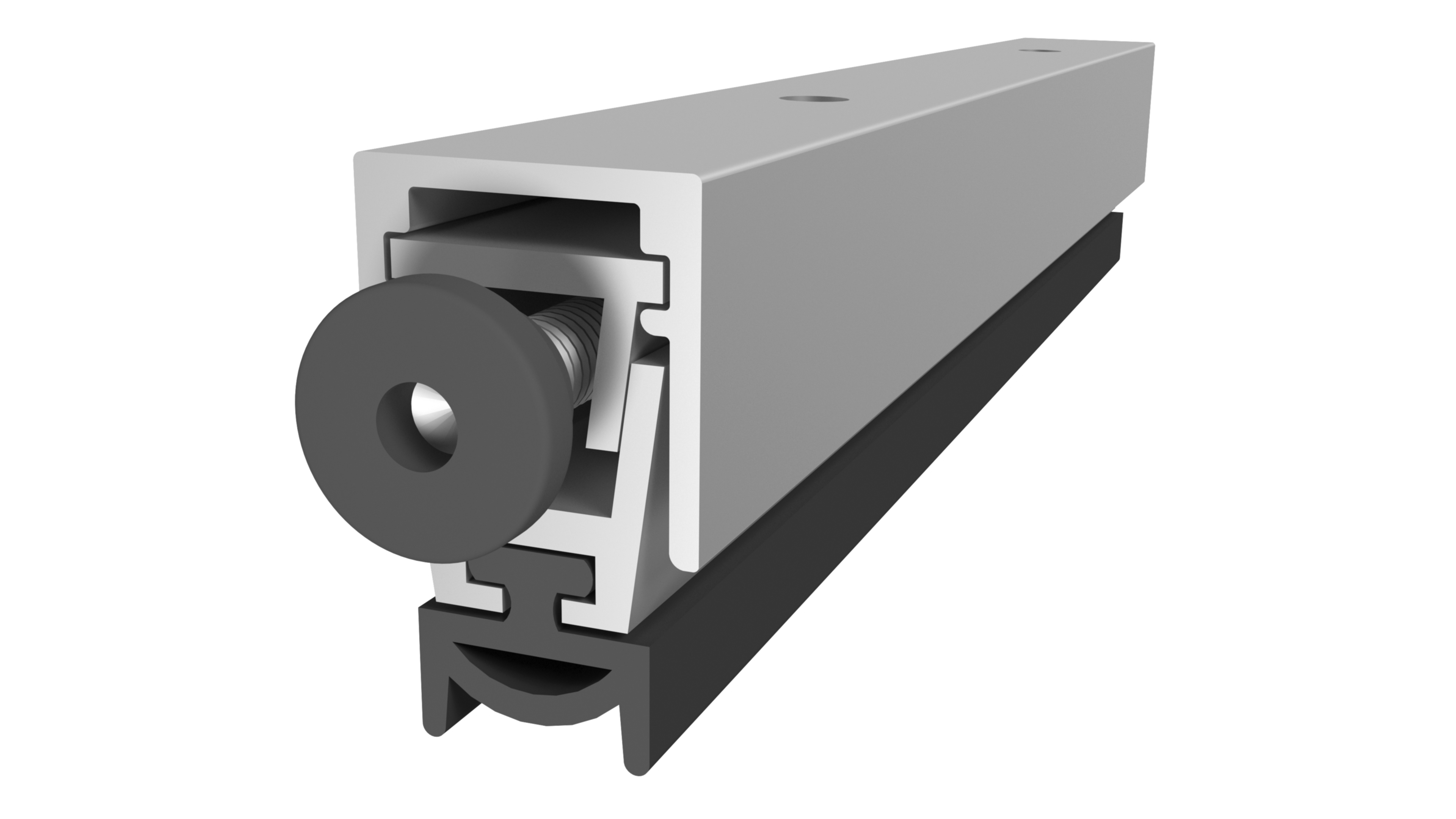 Уплотнитель пороговый, длина 420 мм, в паз 12x12 мм
