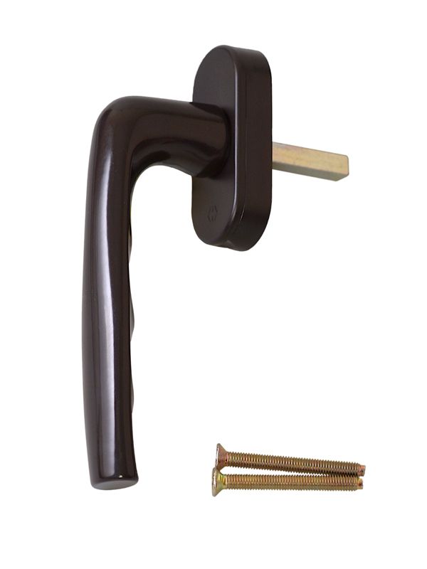 Ручка оконная HOPPE 37 мм (8707) 0960-1/U26-7 коричневая (45°) +2 винтаа. Рис. 2 Ручка оконная HOPPE 37 мм (8707) 0960-1/U26-7 коричневая (45°) +2 винтаа. Рис. 2