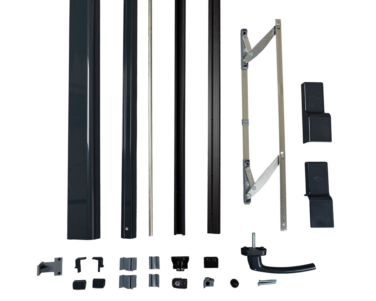 Комплект направляющих+ручка PTS-160 кг. 2000мм, антрацит - ШСФ600-900. Рис. 3