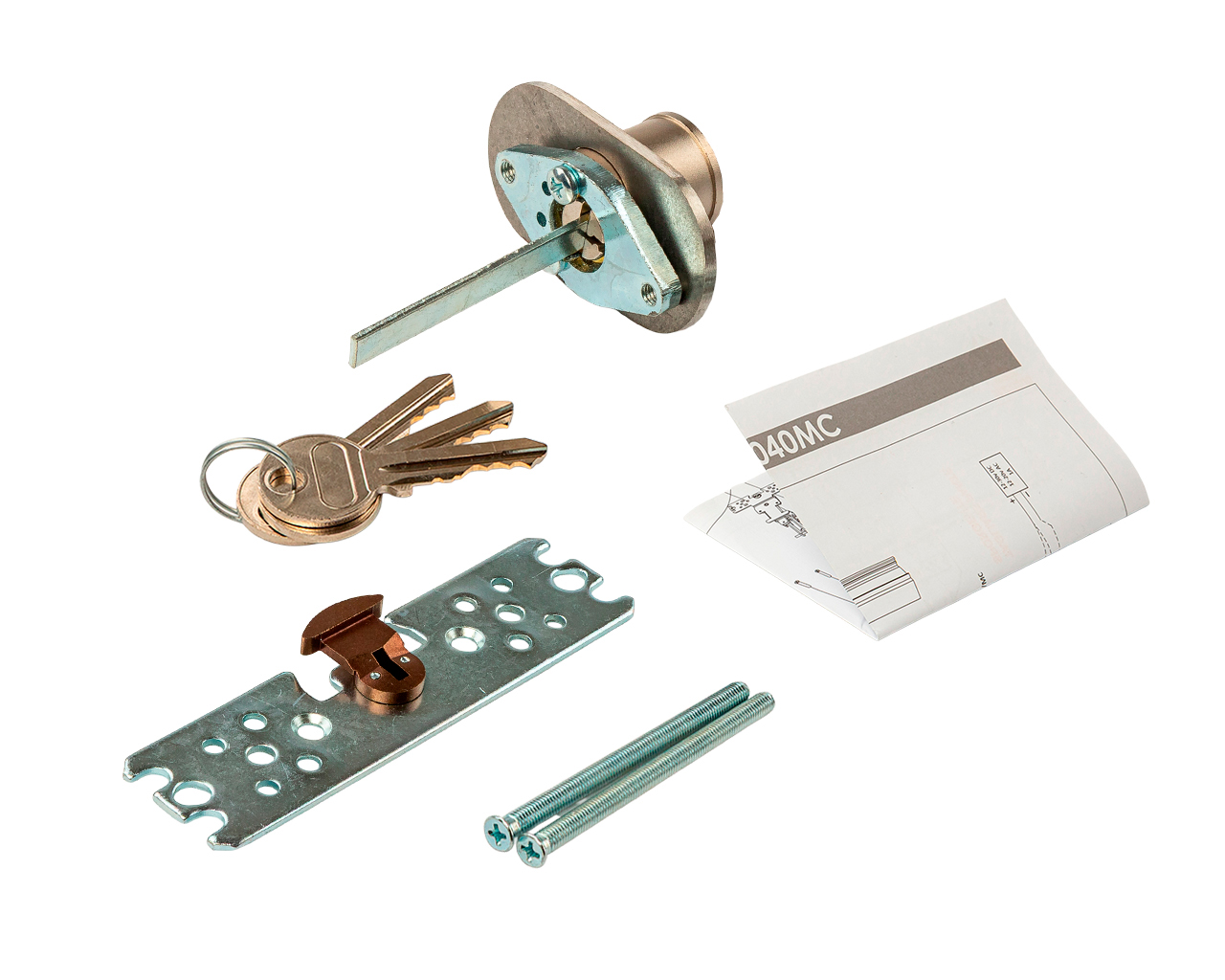 Профильный цилиндр для активной створки, 1 точка запирания, 1040. Рис. 2 Профильный цилиндр для активной створки, 1 точка запирания, 1040. Рис. 2