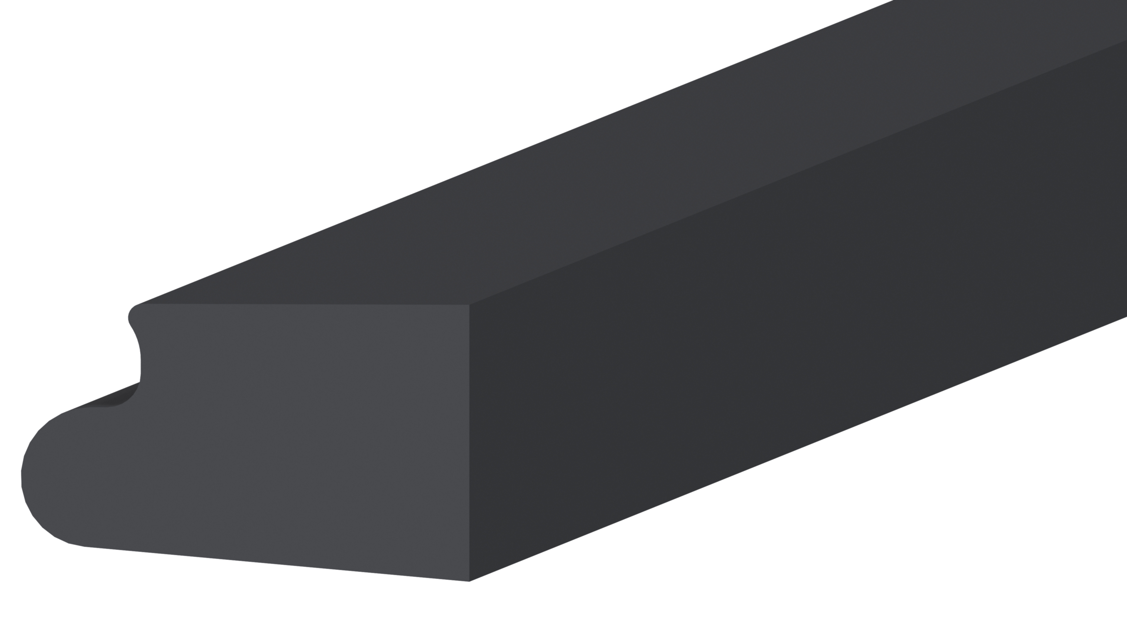 Уплотнитель Алюстарт на профиль-порог, EPDM, черный. Рис. 1 Уплотнитель Алюстарт на профиль-порог, EPDM, черный. Рис. 1