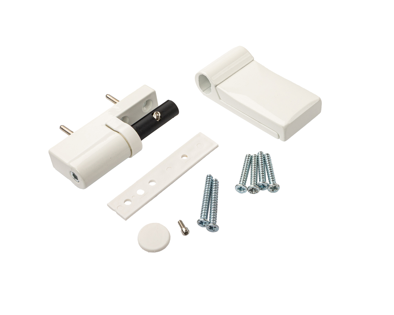 Петля дверная K-V (15-20 мм), на 120 кг, белый RAL9016. Рис. 1