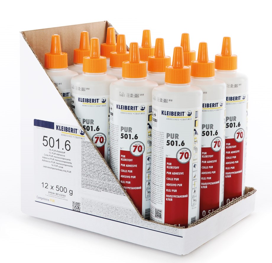 1К ПУ-клей Клейберит 501.6, бутылка 0.5 кг. Рис. 2 1К ПУ-клей Клейберит 501.6, бутылка 0.5 кг. Рис. 2