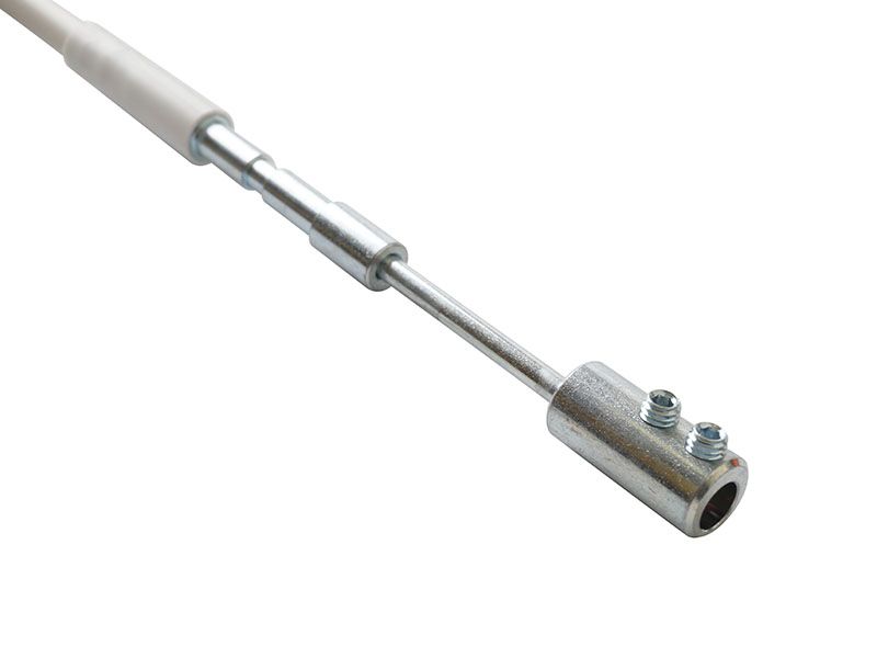 Тяга гибкая Elementis, 1250 мм белая. Рис. 1