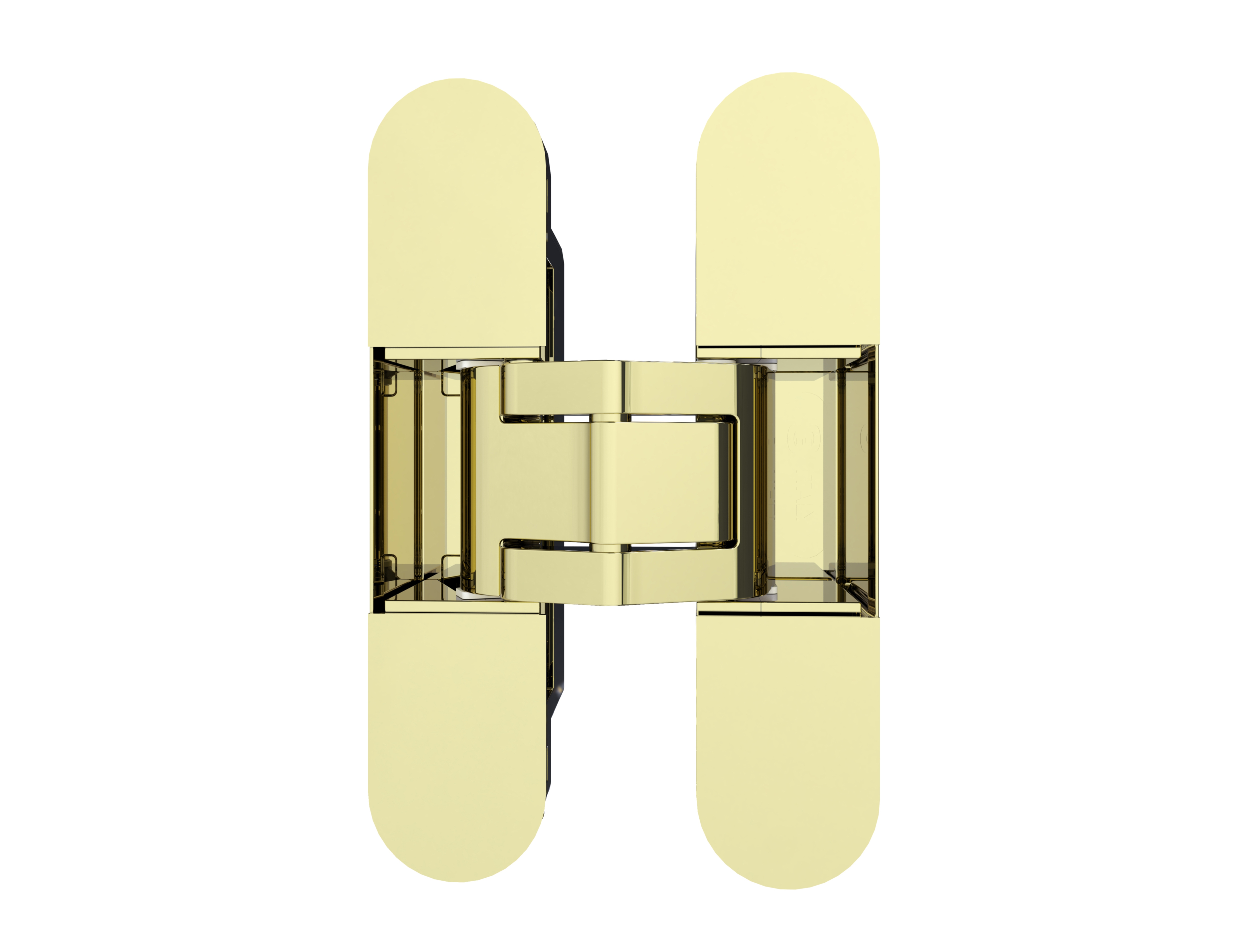 (1 кор.=2 петли) Петля скрытая ELEMENTIS, серия ITALY, универсальная, 3D, 120x27 мм, 60 кг, цамак, цвет золото полированное. Рис. 2 (1 кор.=2 петли) Петля скрытая ELEMENTIS, серия ITALY, универсальная, 3D, 120x27 мм, 60 кг, цамак, цвет золото полированное. Рис. 2