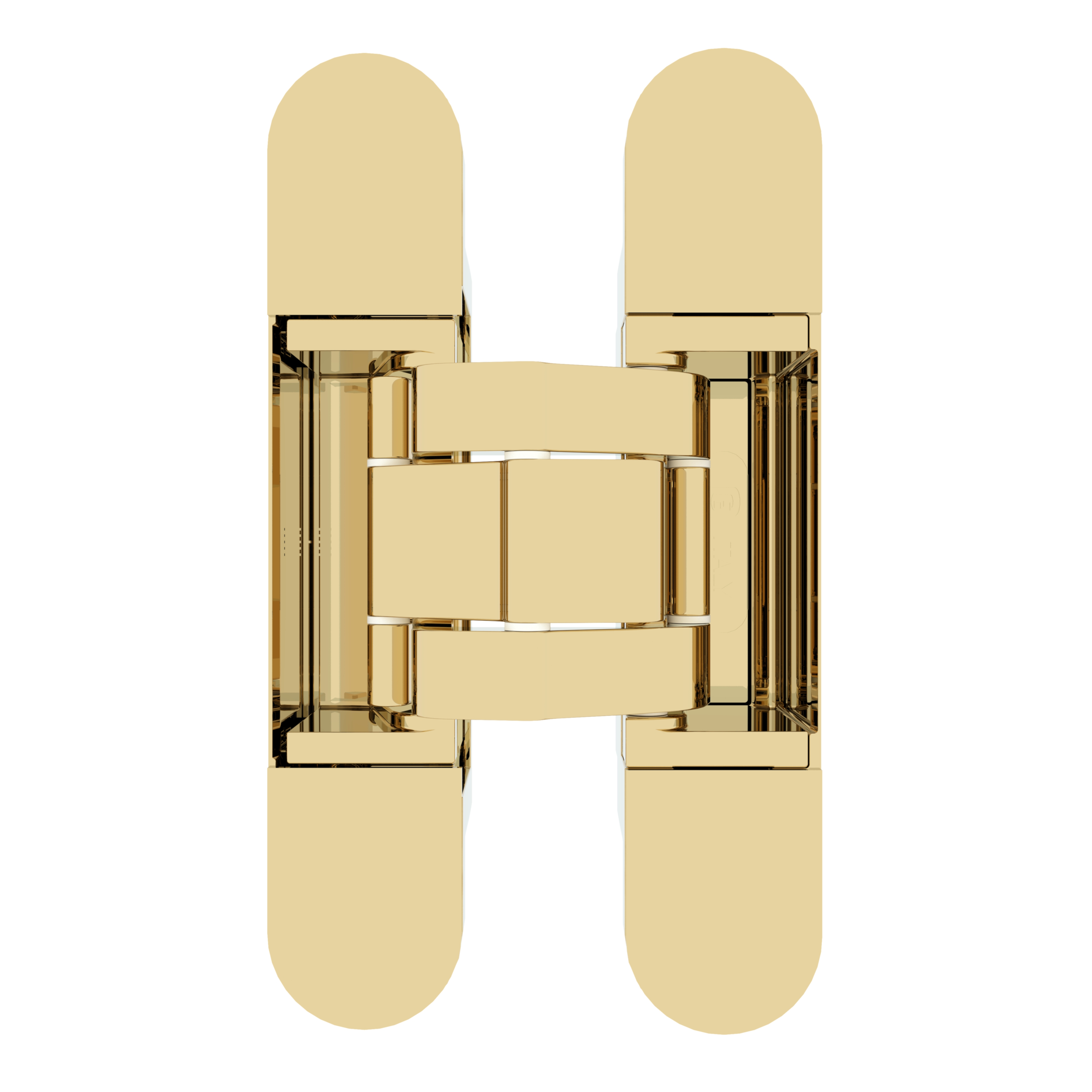 (1 кор.=2 петли) Петля скрытая ELEMENTIS, серия ITALY,, универсальная, 3D, 135x27 мм, 60 кг, цамак, цвет золото полированное. Рис. 2 (1 кор.=2 петли) Петля скрытая ELEMENTIS, серия ITALY,, универсальная, 3D, 135x27 мм, 60 кг, цамак, цвет золото полированное. Рис. 2