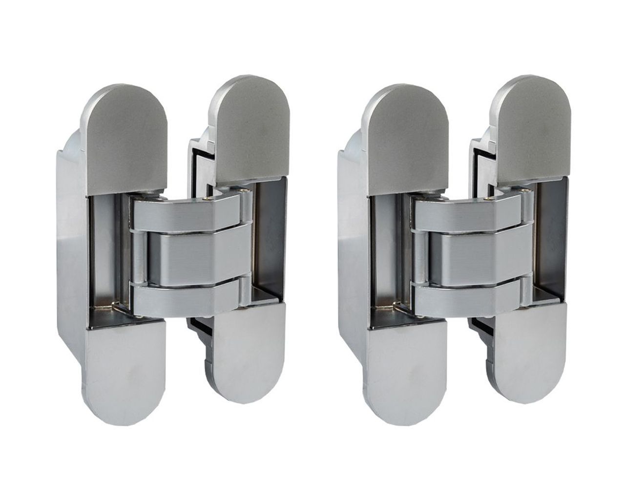 (1 кор.=2 петли) Петля скрытая ELEMENTIS, универсальная, 3D, 120x30 мм, 80 кг, цамак, серебро матовое,. Рис. 1 (1 кор.=2 петли) Петля скрытая ELEMENTIS, универсальная, 3D, 120x30 мм, 80 кг, цамак, серебро матовое,. Рис. 1