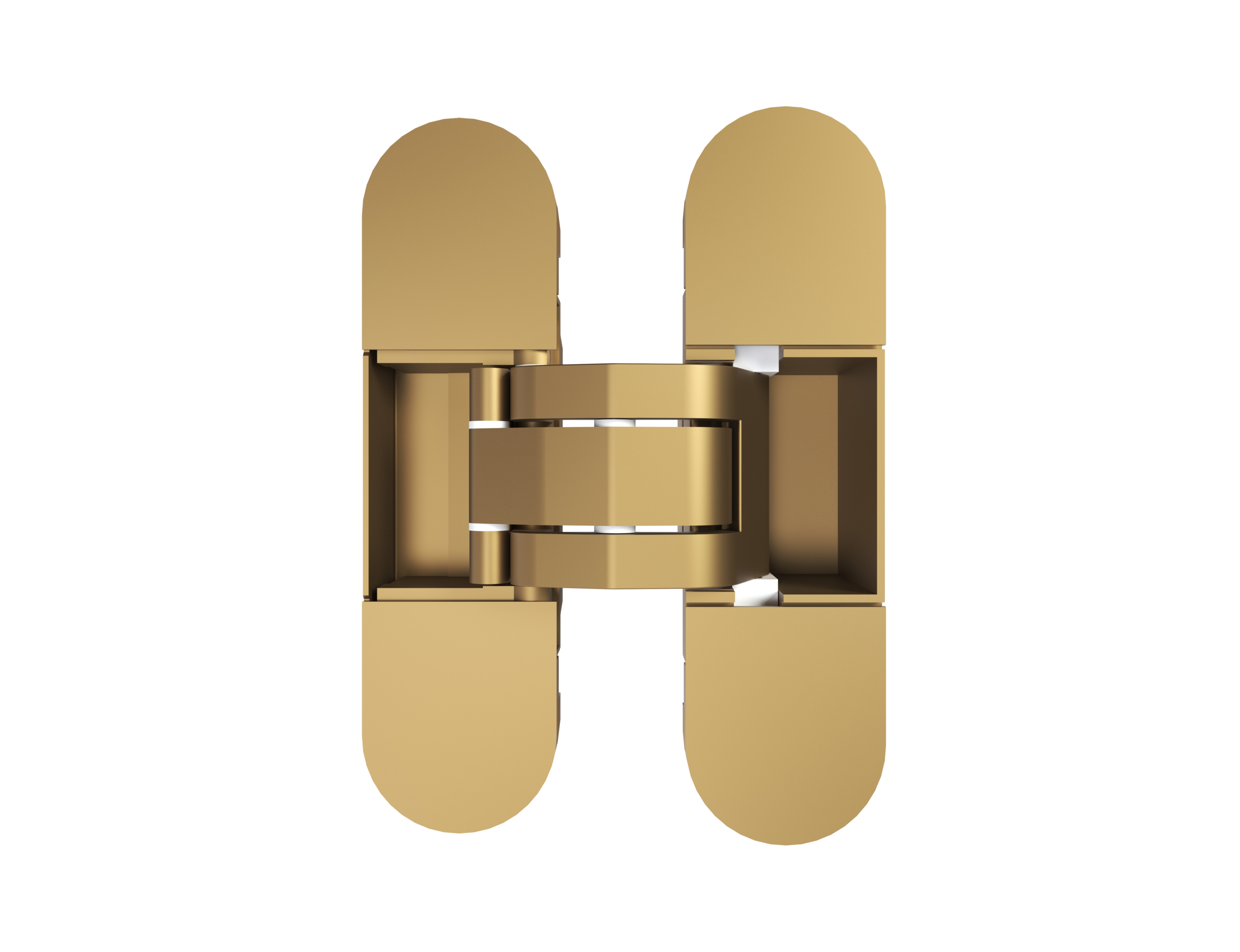 (1 коробка=2 петли) Петля скрытая ELEMENTIS, универсальная, 3D, 110x30 мм, 40 кг, цамак, матовое золото. Рис. 1 (1 коробка=2 петли) Петля скрытая ELEMENTIS, универсальная, 3D, 110x30 мм, 40 кг, цамак, матовое золото. Рис. 1