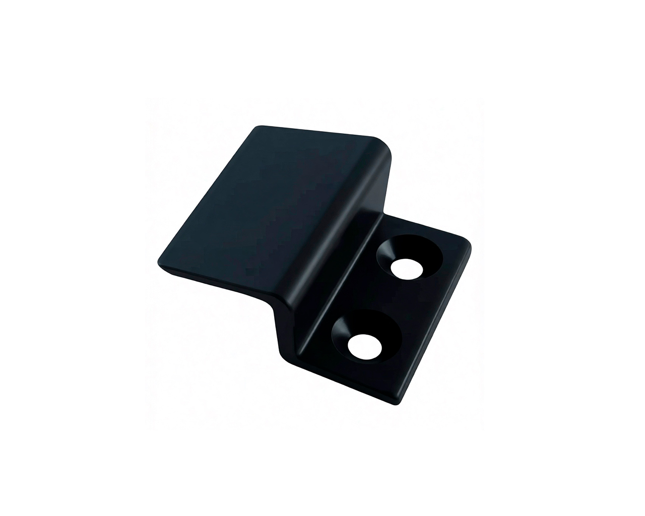 Кронштейн BAUSET ABS 10мм для МС верхний черный RAL9005. Рис. 1
