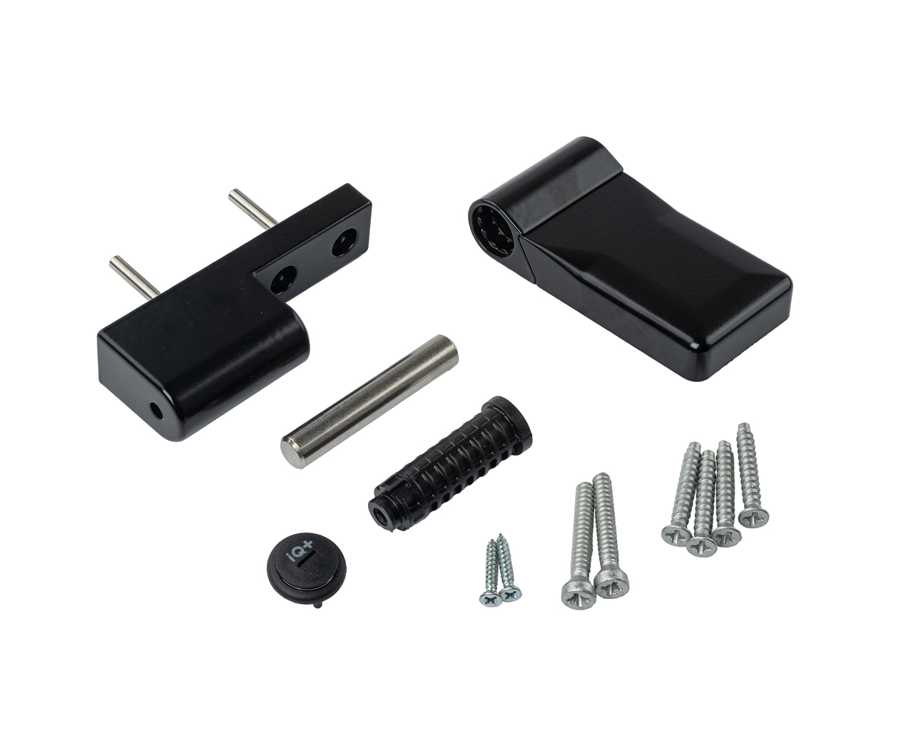 Петля дверная ELEMENTIS серия IQ-Plus 16-19 мм, Черный RAL9005 матовый