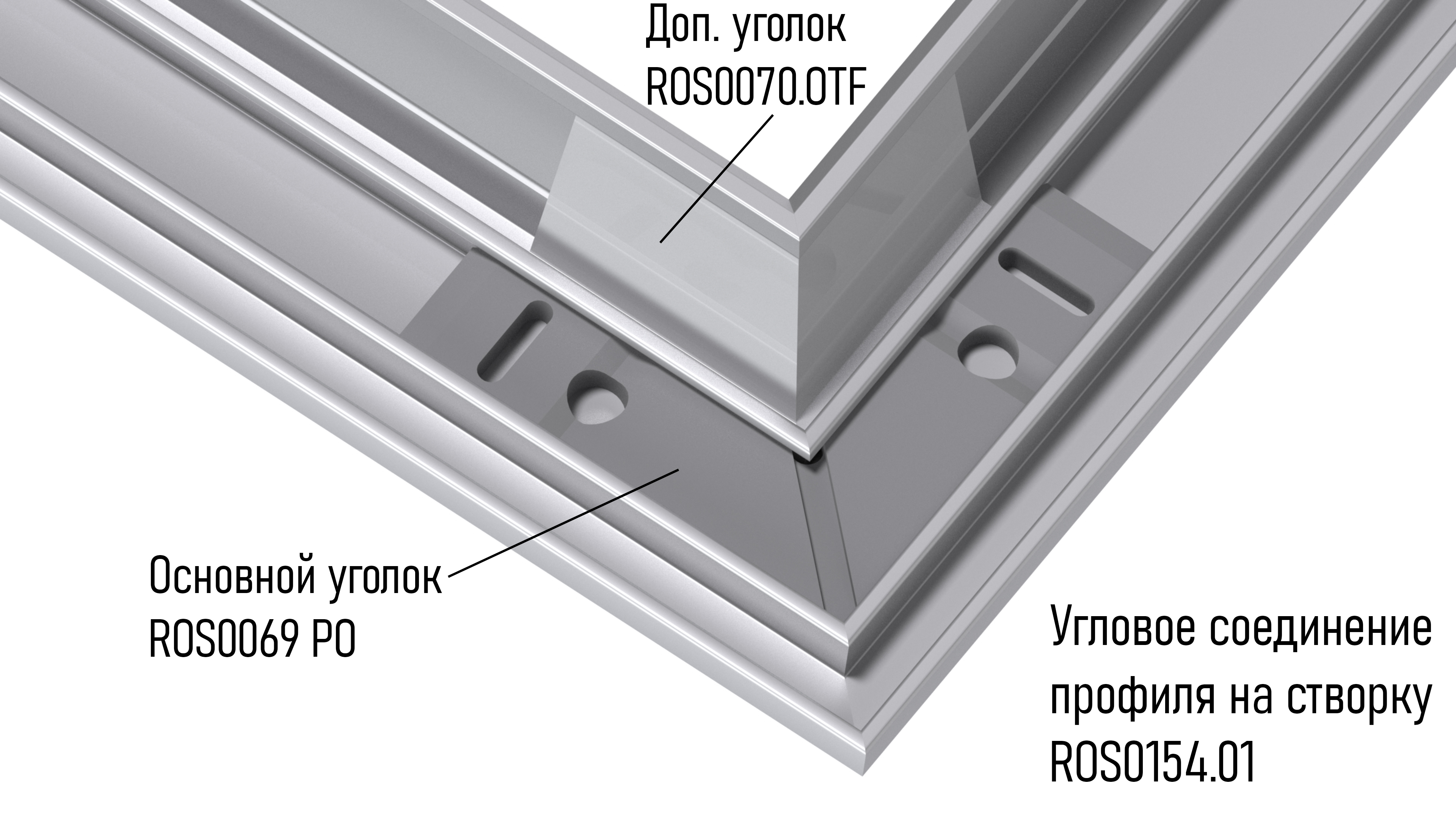 Уголок основной АЛЮСТАРТ, 14x50 мм, пластик. Рис. 2