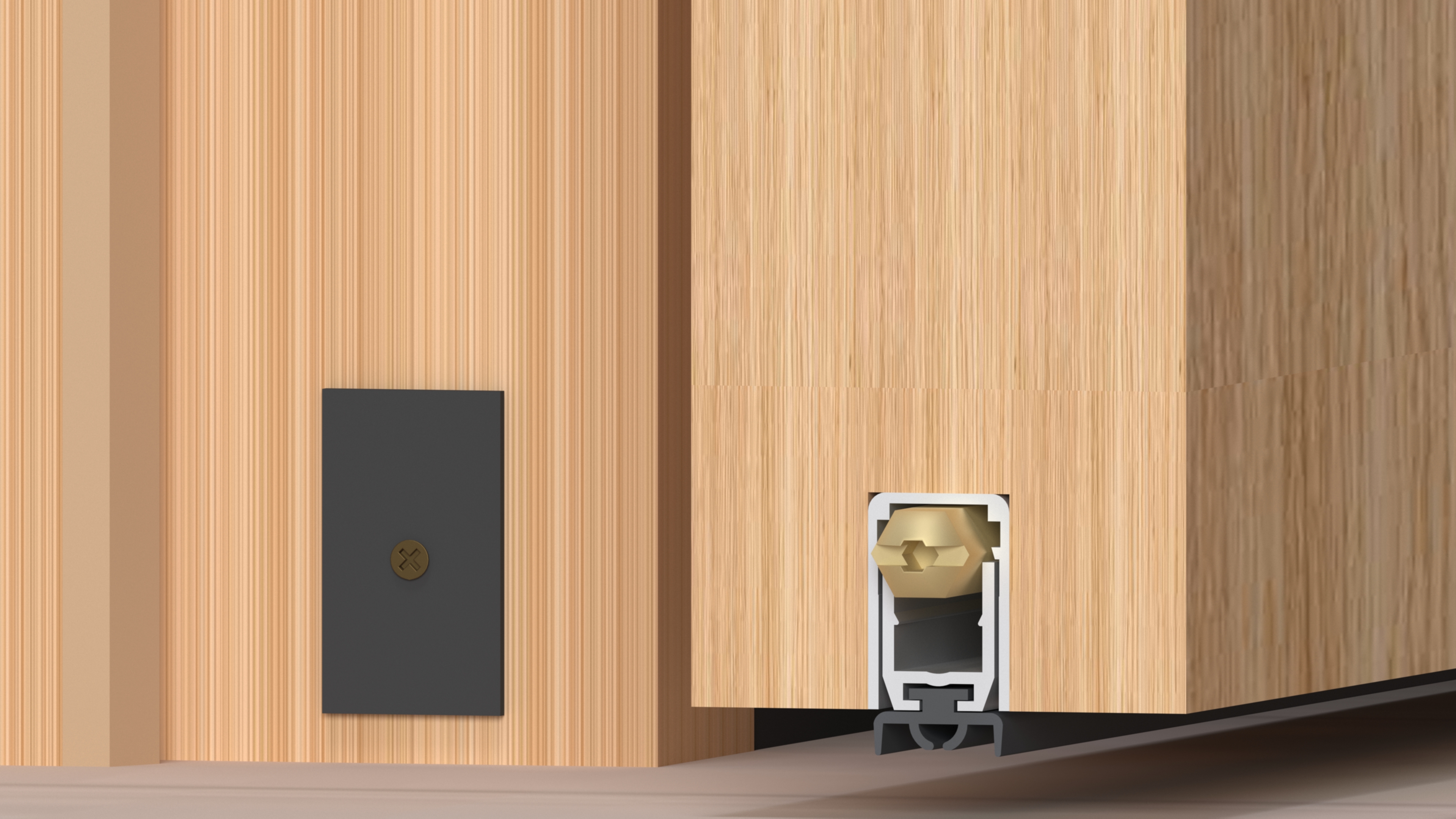 Автоматический дверной порог,, длина 1030 мм, в паз 12x17.7 мм. Рис. 2 Автоматический дверной порог,, длина 1030 мм, в паз 12x17.7 мм. Рис. 2