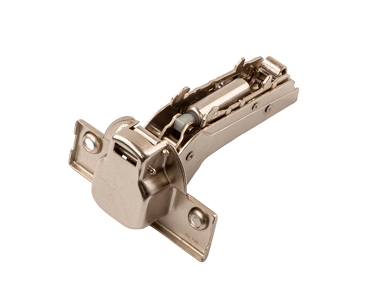 Петля для Владных дверей Alphalux Clip-On, Soft-Close, угол открывания 100°, 48 мм, чашка 35 мм, никель. Рис. 3