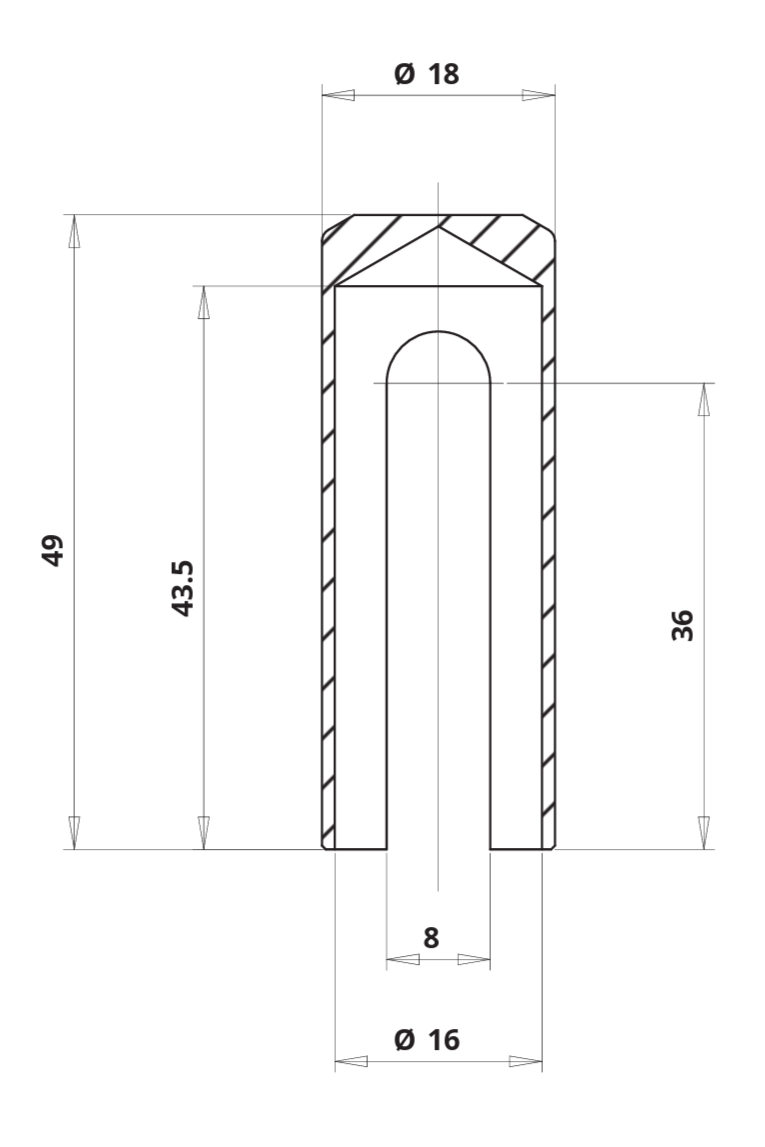 GC 838 180 L1 04 Колпачок дек. лат.пол. к петле 495 d16. Рис. 2 GC 838 180 L1 04 Колпачок дек. лат.пол. к петле 495 d16. Рис. 2