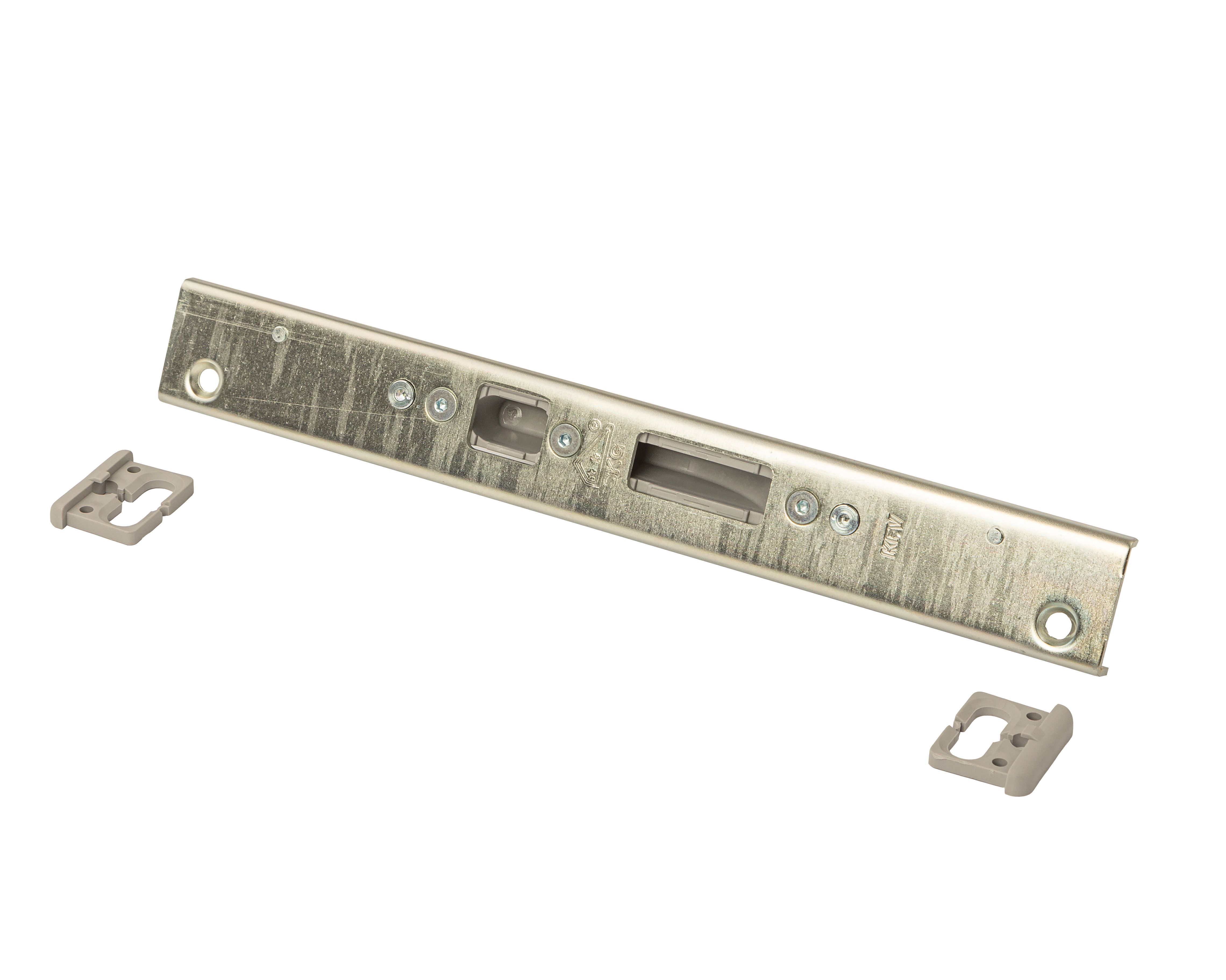 3479015 Планка ответная KFV левая под дополнительный запор (крюк - фалевая защелка) для профиля Rehau. Рис. 1