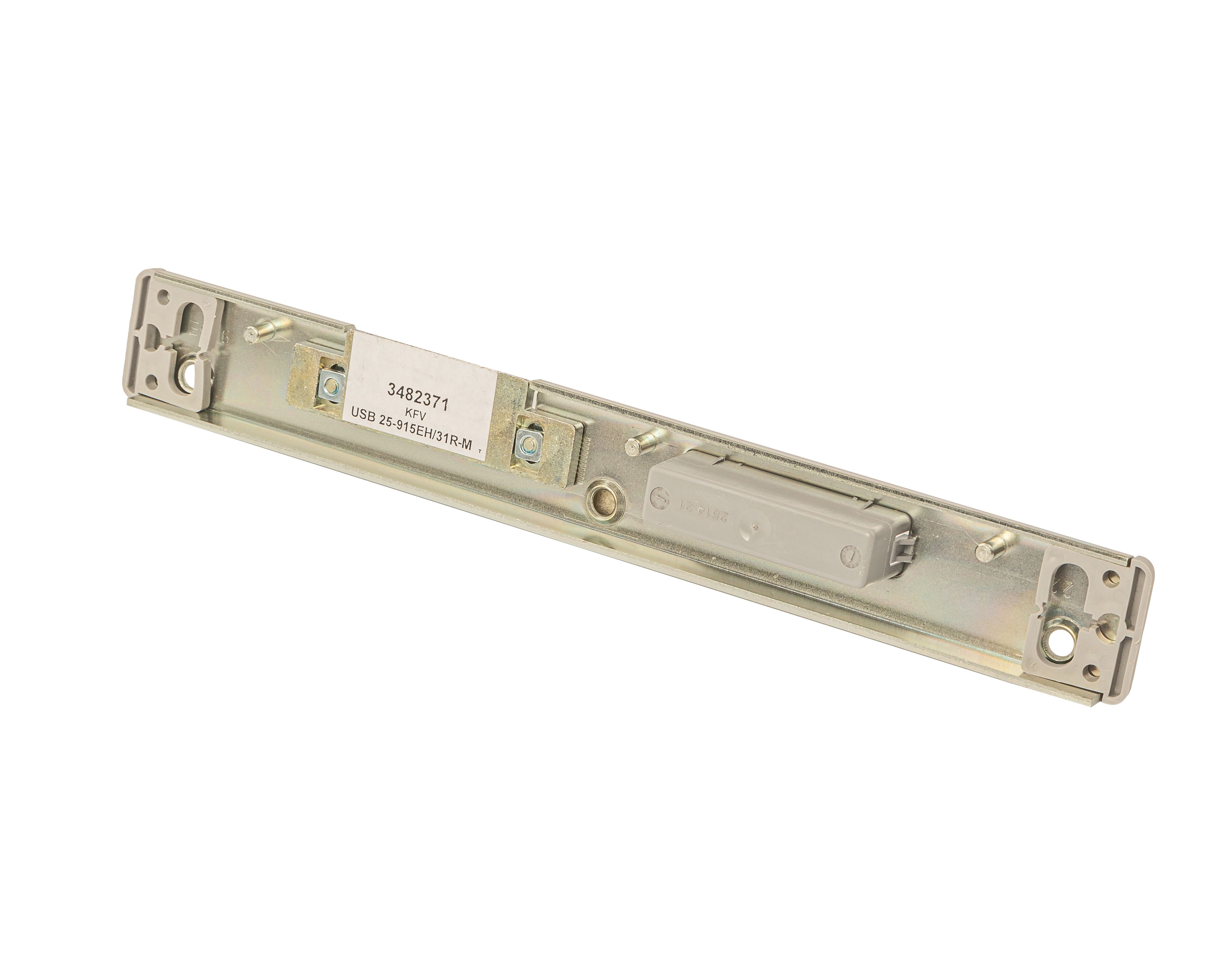 3482371 Планка ответная KFV правая регулируемая под ригель и фалевую защелку (для профиля Rehau). Рис. 2