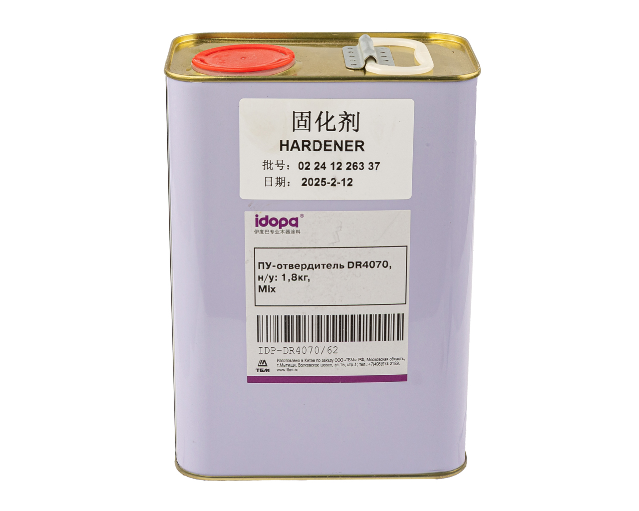 ПУ-отвердитель DR4070, н.у. 1,8кг. Рис. 1