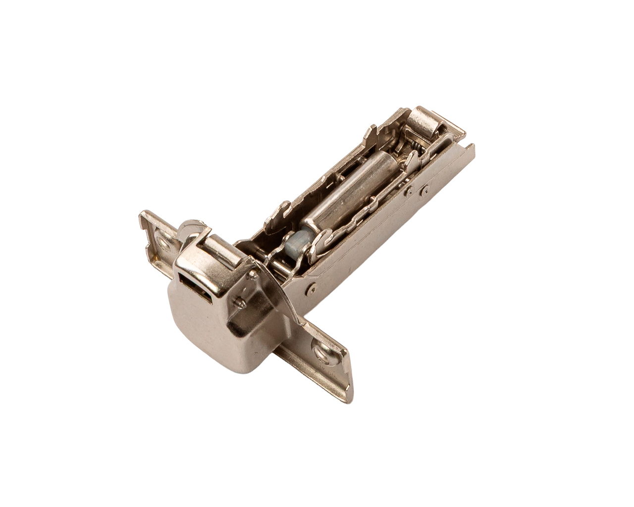 Петля для Накладных дверей Alphalux Clip-On, Soft-Close, угол открывания 100°, 48 мм, чашка 35 мм, никель. Рис. 3