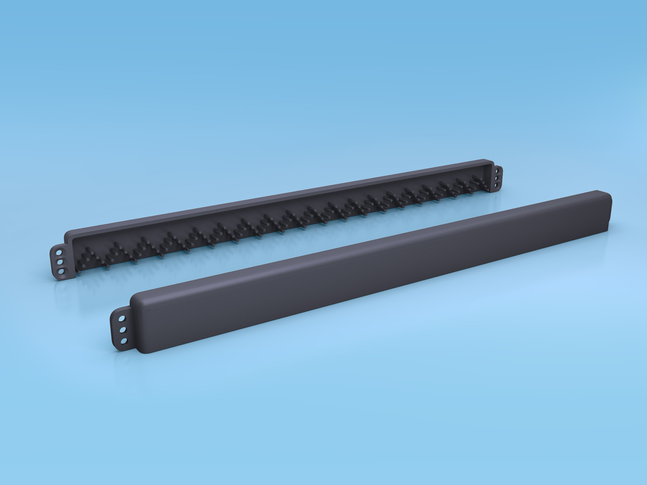 Козырек вентиляционный клапана Air-Box Comfort, RAL7016. Рис. 2