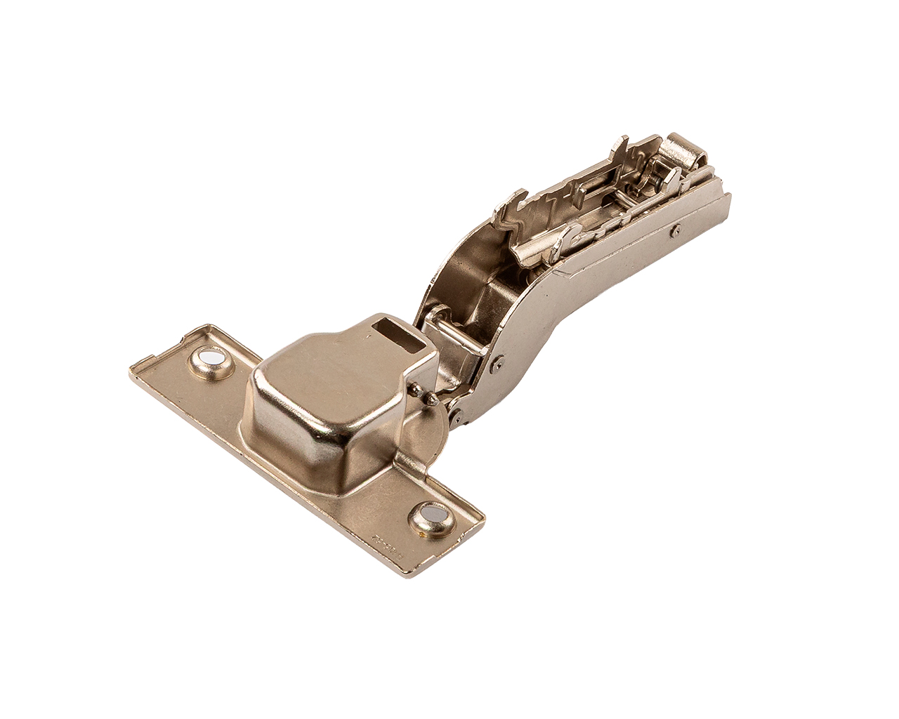 Петля для вкладных дверей Alphalux Titan Clip-On, без пружины, угол открывания 100°, 52 мм, чашка 35 мм, никель. Рис. 2 Петля для вкладных дверей Alphalux Titan Clip-On, без пружины, угол открывания 100°, 52 мм, чашка 35 мм, никель. Рис. 2