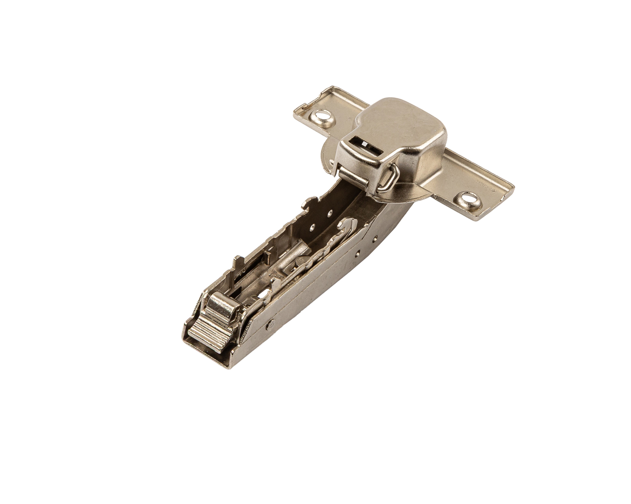 Петля для угловых дверей +90° Alphalux Clip-On, без пружины, угол открывания 100°, 52 мм, чашка 35 мм, никель. Рис. 3