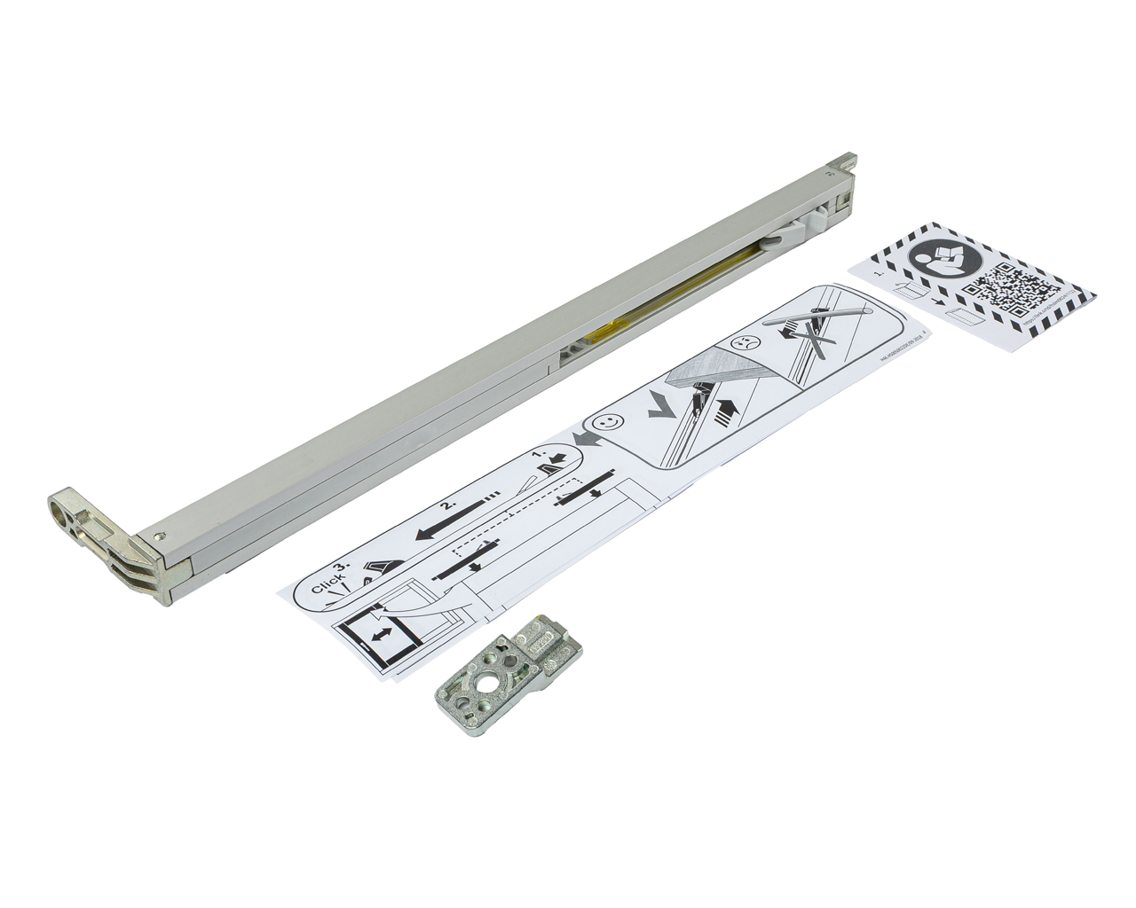 Доводчик Soft Close Compact HS ALU 200-400 кг. Рис. 2