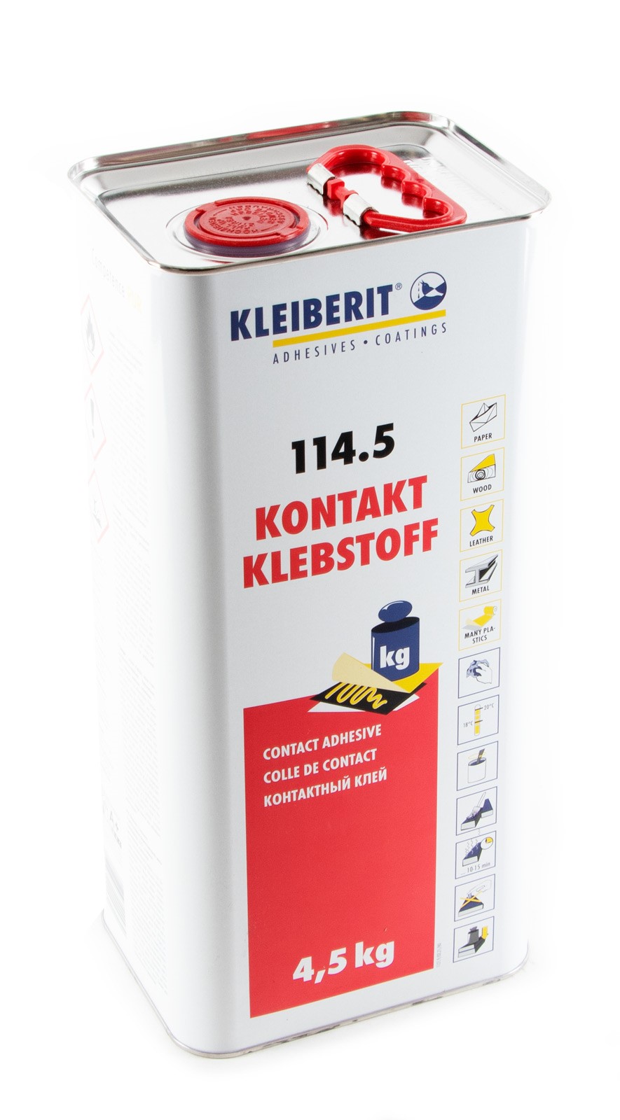 Клей контактный Kleiberit 114/5, 4.5 кг