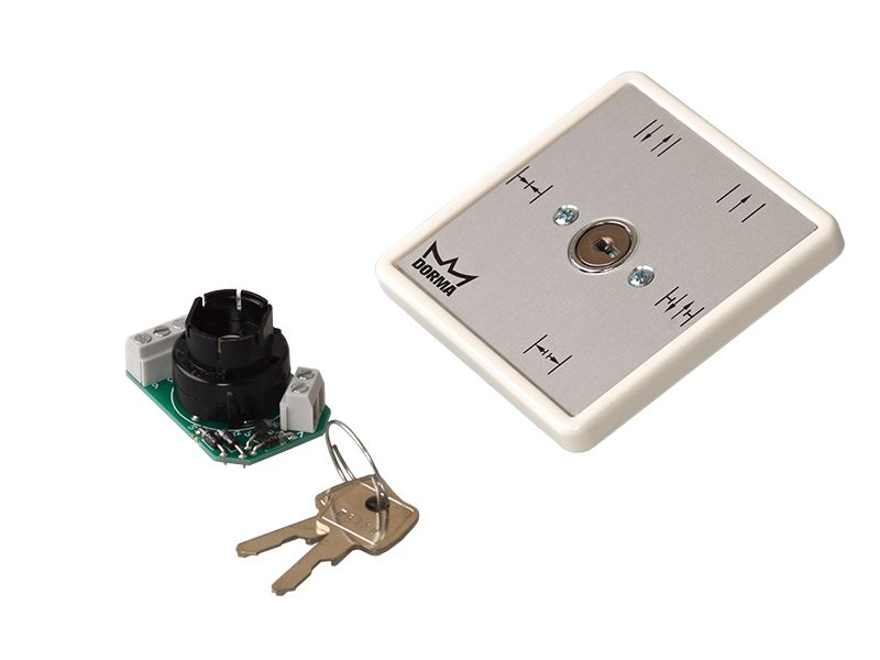 Переключатель режимов 5-ти позиционный с ключом скрытого монтажа, 19135602150. Рис. 1