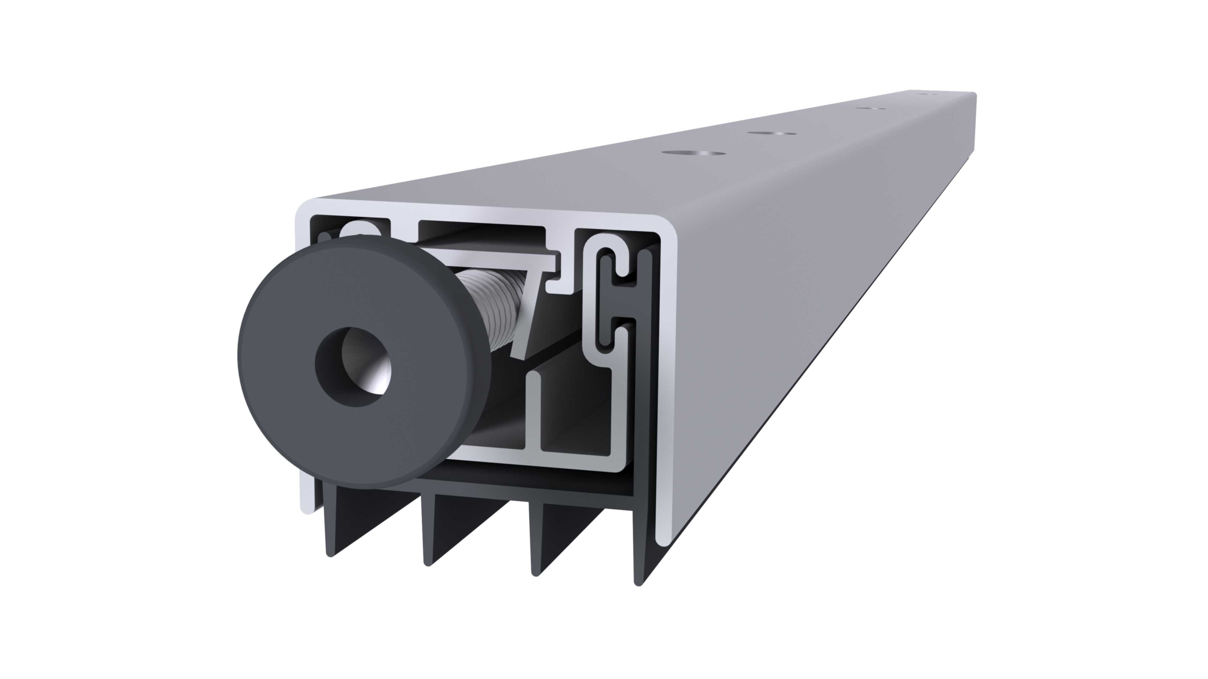Автоматический дверной умный порог, длина 820 мм, в паз 24x20 мм. Рис. 1 Автоматический дверной умный порог, длина 820 мм, в паз 24x20 мм. Рис. 1