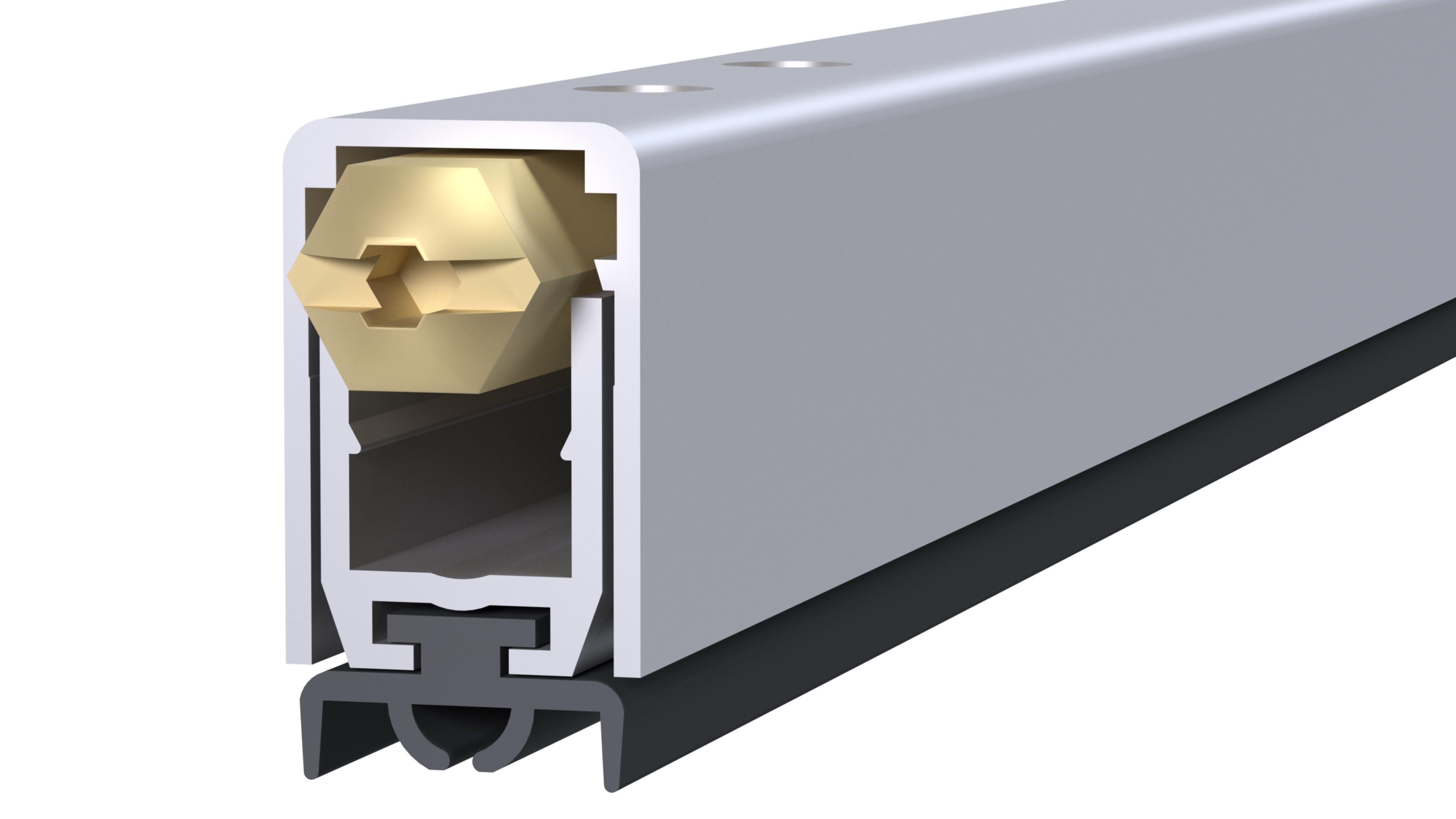 Автоматический дверной порог,, длина 1030 мм, в паз 12x17.7 мм. Рис. 1 Автоматический дверной порог,, длина 1030 мм, в паз 12x17.7 мм. Рис. 1