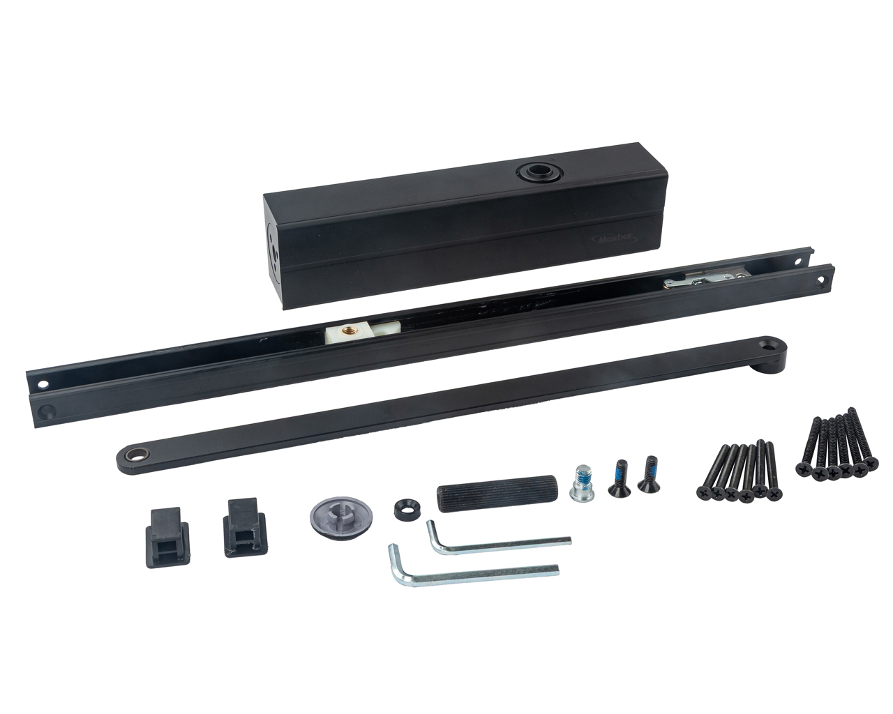 Доводчик Maxbar 5000 cо скользящей тягой EN 1-5, ВС, DA, ФОП RAL9005Mat. Рис. 2 Доводчик Maxbar 5000 cо скользящей тягой EN 1-5, ВС, DA, ФОП RAL9005Mat. Рис. 2