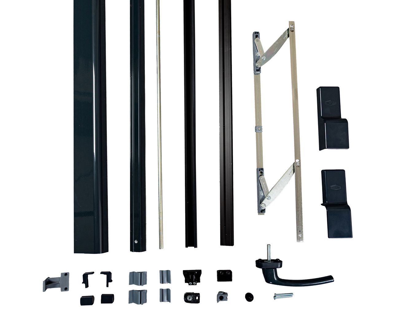 Комплект направляющих+ручка PTS-160 кг, 2000мм, черный - ШСФ 600-900. Рис. 3