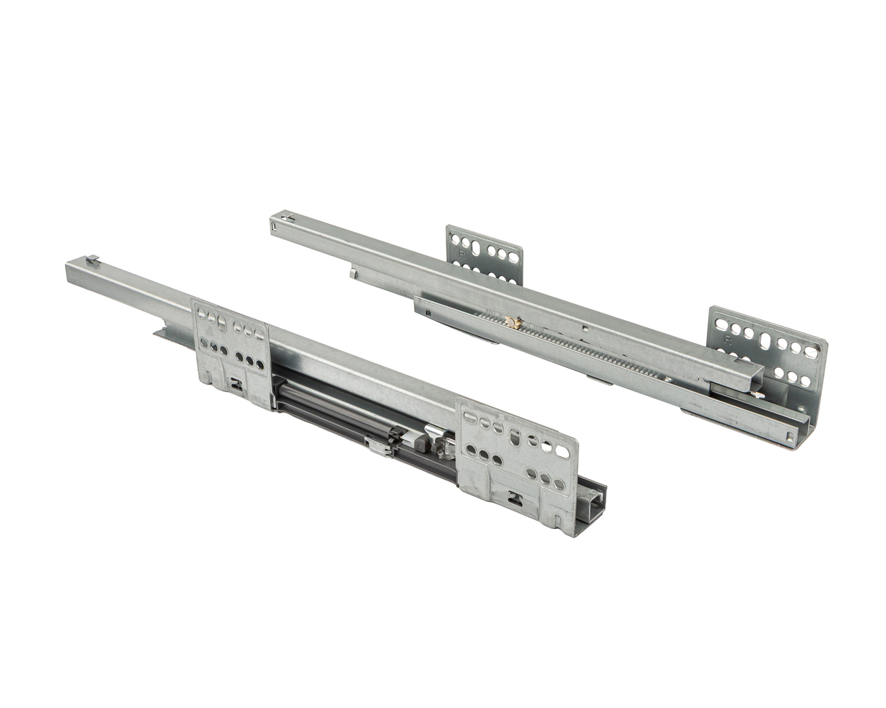 Комплект направляющих Firmax c доводчиком, длина 350 мм (левая, правая), для ящика Smartline. Рис. 1 Комплект направляющих Firmax c доводчиком, длина 350 мм (левая, правая), для ящика Smartline. Рис. 1