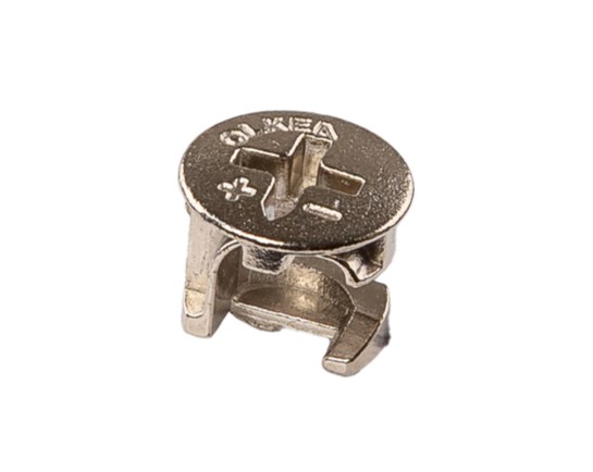 AA15 Эксцентрик OLKEA D11.5x11 мм, для плит 12 мм, цинк, никель. Рис. 1 AA15 Эксцентрик OLKEA D11.5x11 мм, для плит 12 мм, цинк, никель. Рис. 1