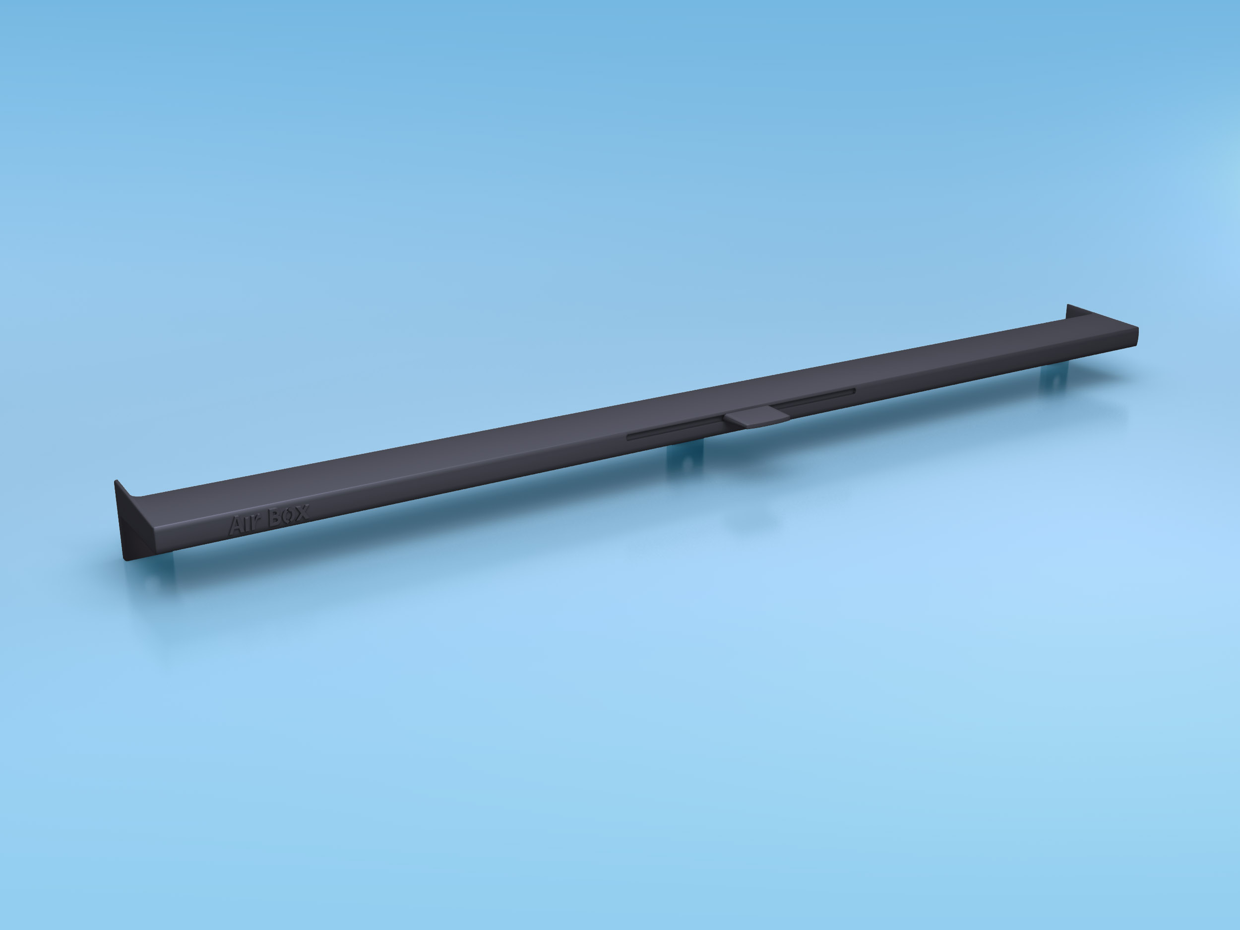 Клапан вентиляционный Air-Box Comfort, RAL7016, уплотнитель черный