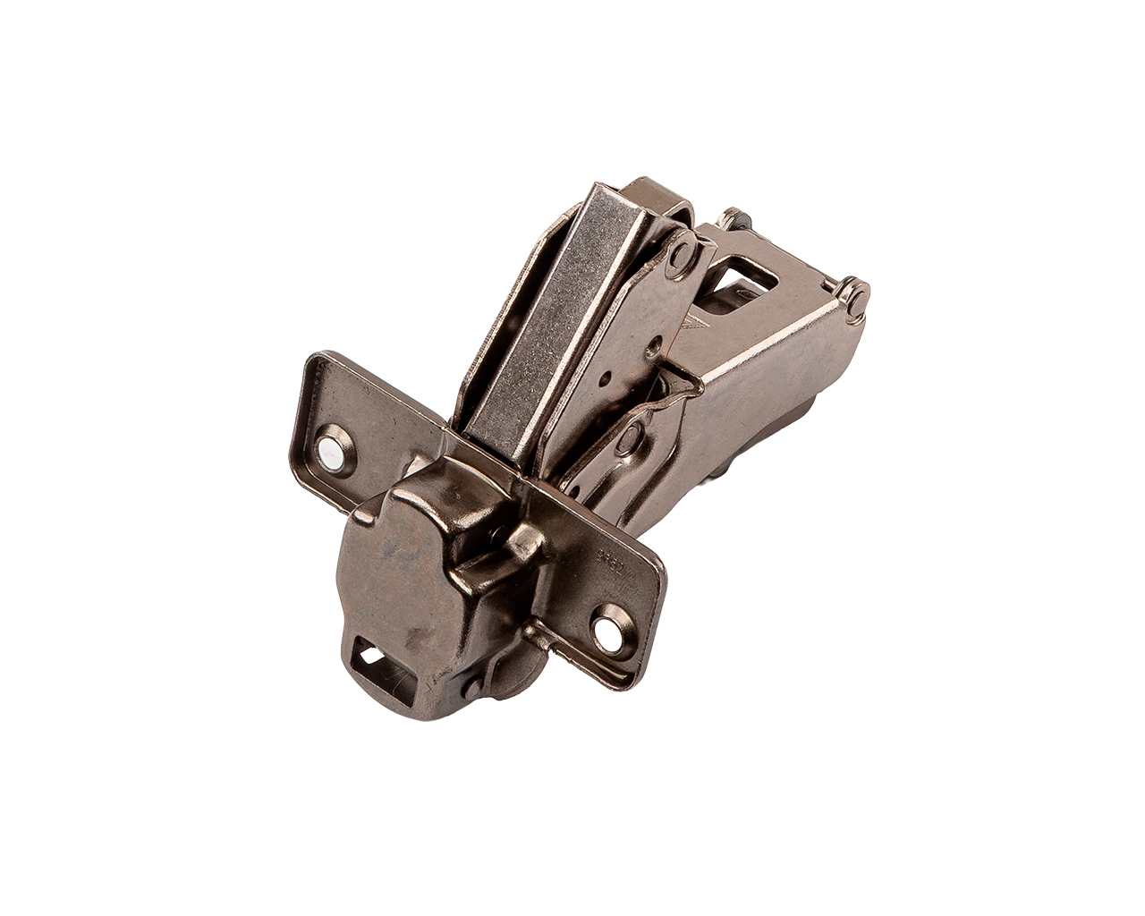 Петля для накладных дверей Alphalux Titan Clip-On, Soft-Close, угол открывания 155°, 52 мм, чашка 35 мм, титан. Рис. 3