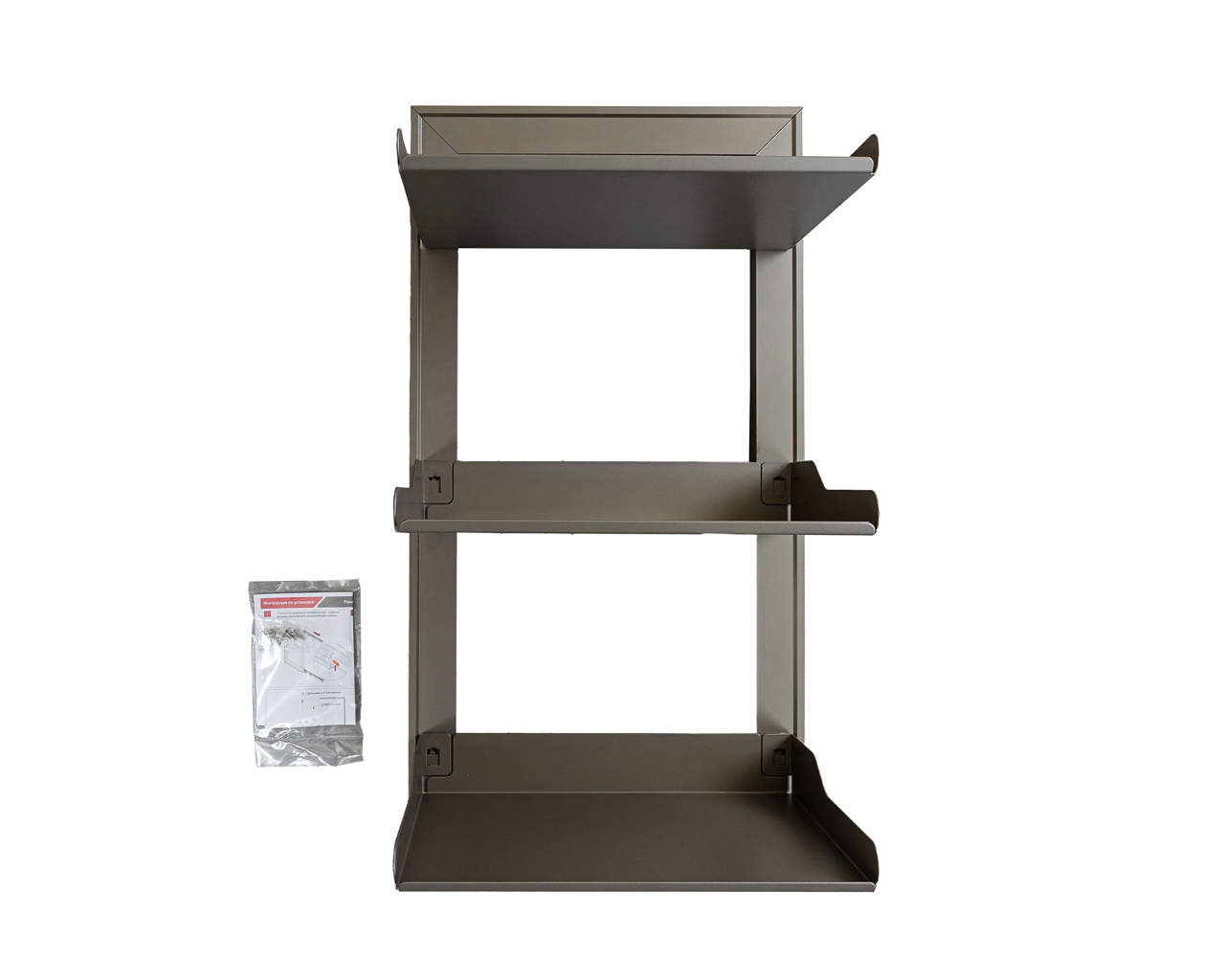 FIRMAX Рамка с боковым креплением, 3 полки 323х410х766 (ШхГхВ), серый. Рис. 3