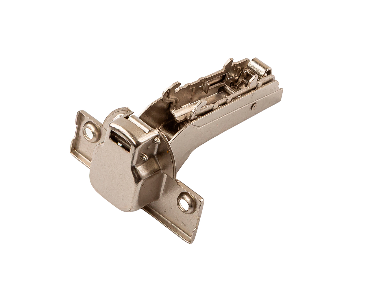 Петля для Вкладных дверей Alphalux Clip-On, without damper, угол открывания 100°, 48 мм, чашка 35 мм, никель. Рис. 3 Петля для Вкладных дверей Alphalux Clip-On, without damper, угол открывания 100°, 48 мм, чашка 35 мм, никель. Рис. 3