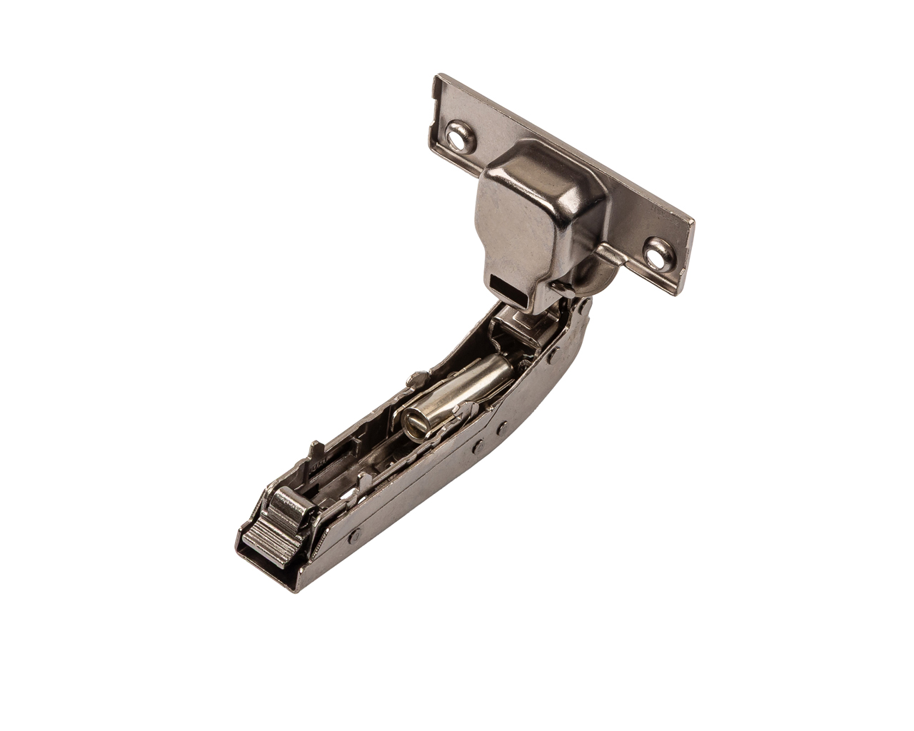 Петля для Угловых +90 дверей Alphalux Clip-On, Soft-Close, с евровинтами 6,3*10 мм в чашке, угол открывания 100°, 52 мм, чашка 35 мм, титан. Рис. 2 Петля для Угловых +90 дверей Alphalux Clip-On, Soft-Close, с евровинтами 6,3*10 мм в чашке, угол открывания 100°, 52 мм, чашка 35 мм, титан. Рис. 2