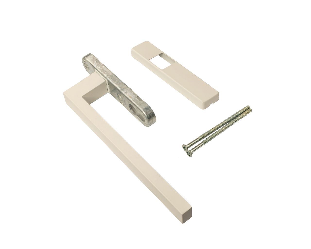 Ручка внутренняя DUBLIN HS без отверстия под PZ, матовый белый, RAL9016. Рис. 3 Ручка внутренняя DUBLIN HS без отверстия под PZ, матовый белый, RAL9016. Рис. 3