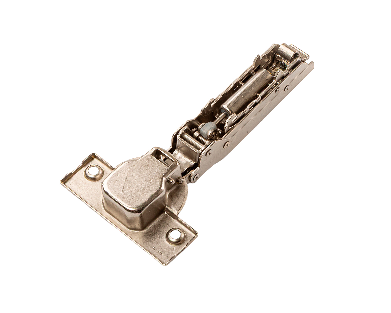 Петля для Накладных дверей Alphalux Clip-On, Soft-Close, угол открывания 100°, 48 мм, чашка 35 мм, никель. Рис. 2