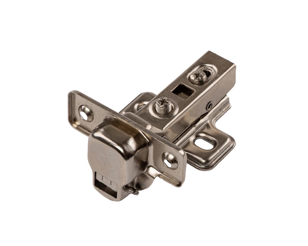 Петля смежная Clip-On с доводчиком, 84 гр, с монтажной планкой H=2 мм в сборе, под саморез, 45 мм, 35 мм чашка. Рис. 3