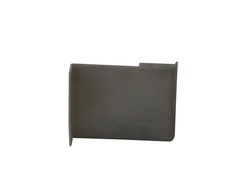 Накладка декоративная для навеса шкафа 801007500DX, серебристая, правая. Рис. 2