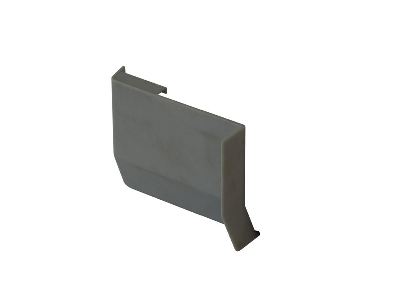 Накладка декоративная для навеса шкафа 801007500SX, серебристая, левая. Рис. 1