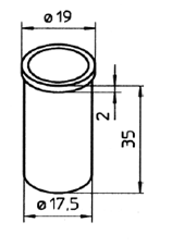 3119251 Планка ответная, для шпигалета, универсальная, оцинкованный. Рис. 2