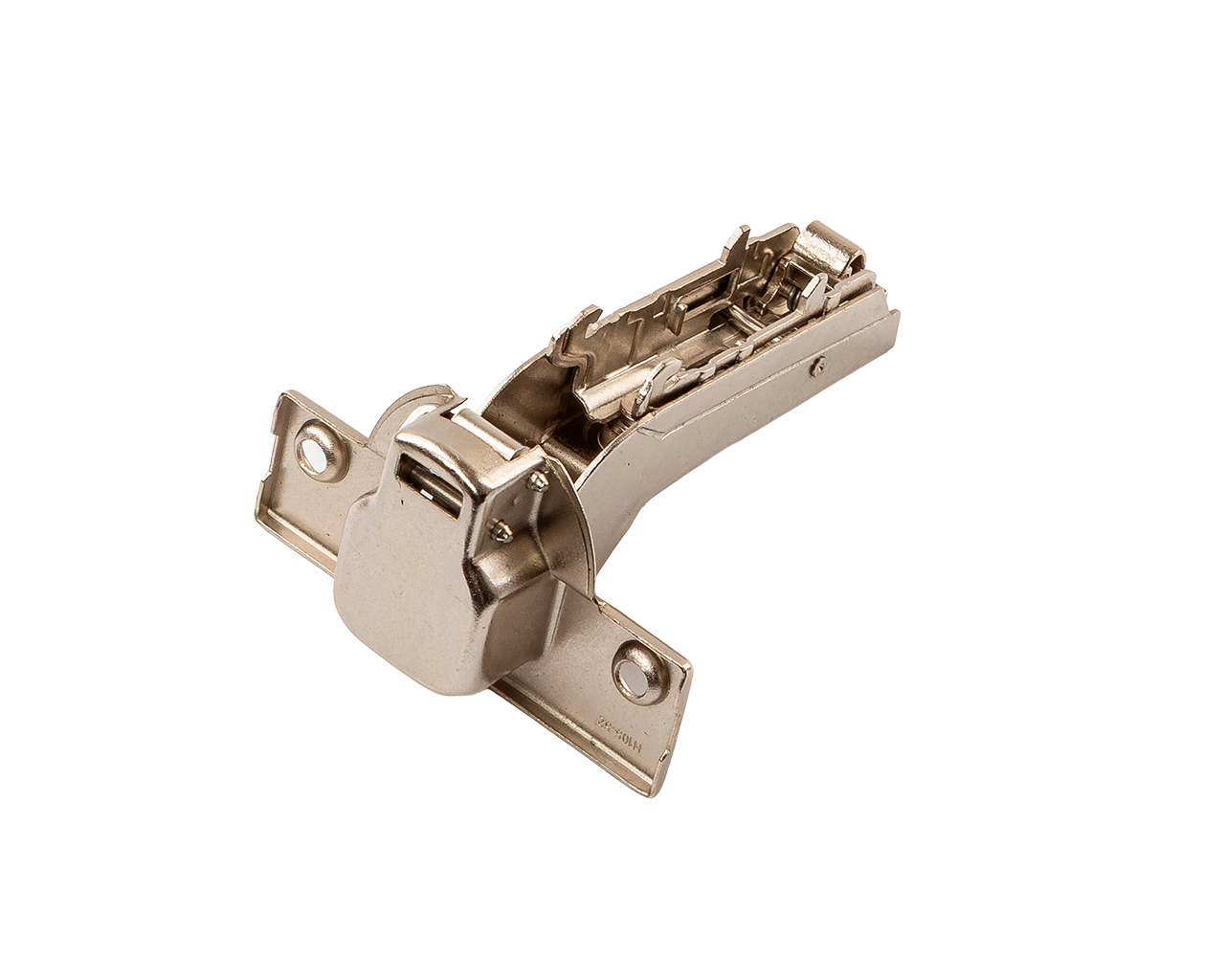 Петля для вкладных дверей Alphalux Titan Clip-On, без пружины, угол открывания 100°, 52 мм, чашка 35 мм, никель. Рис. 3 Петля для вкладных дверей Alphalux Titan Clip-On, без пружины, угол открывания 100°, 52 мм, чашка 35 мм, никель. Рис. 3