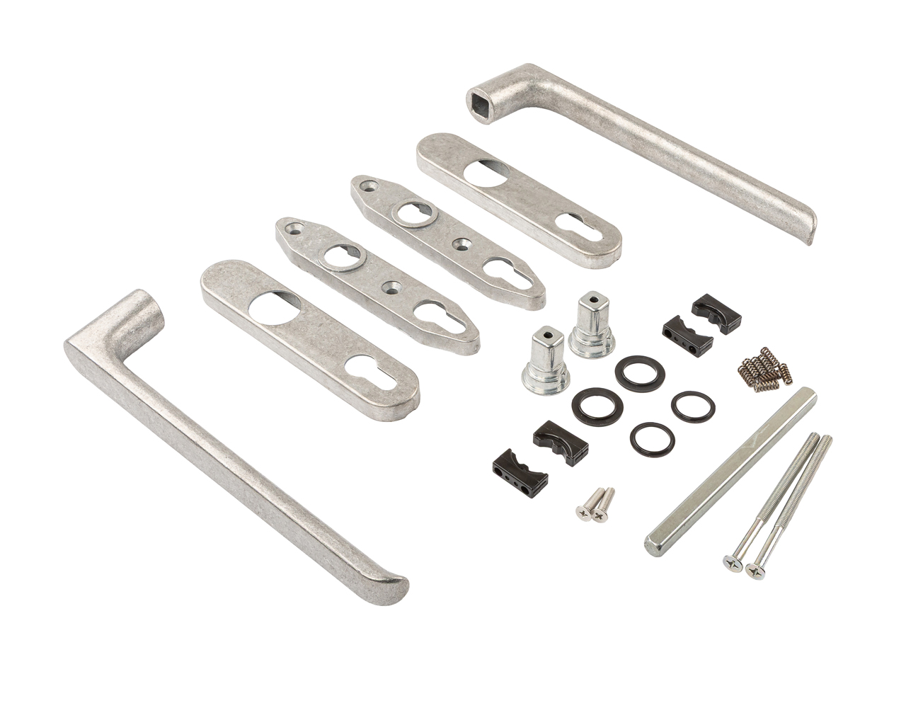 Гарнитур HS, длина ручки 251 мм, с PZ, штифт 10, L=140 мм, неокрас, винты М6х100. Рис. 1