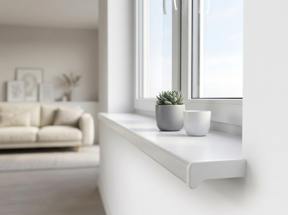 Подоконник древесно-пластиковый Moeller LD S 30 /700/ белый матовый /6,0м/. Рис. 3