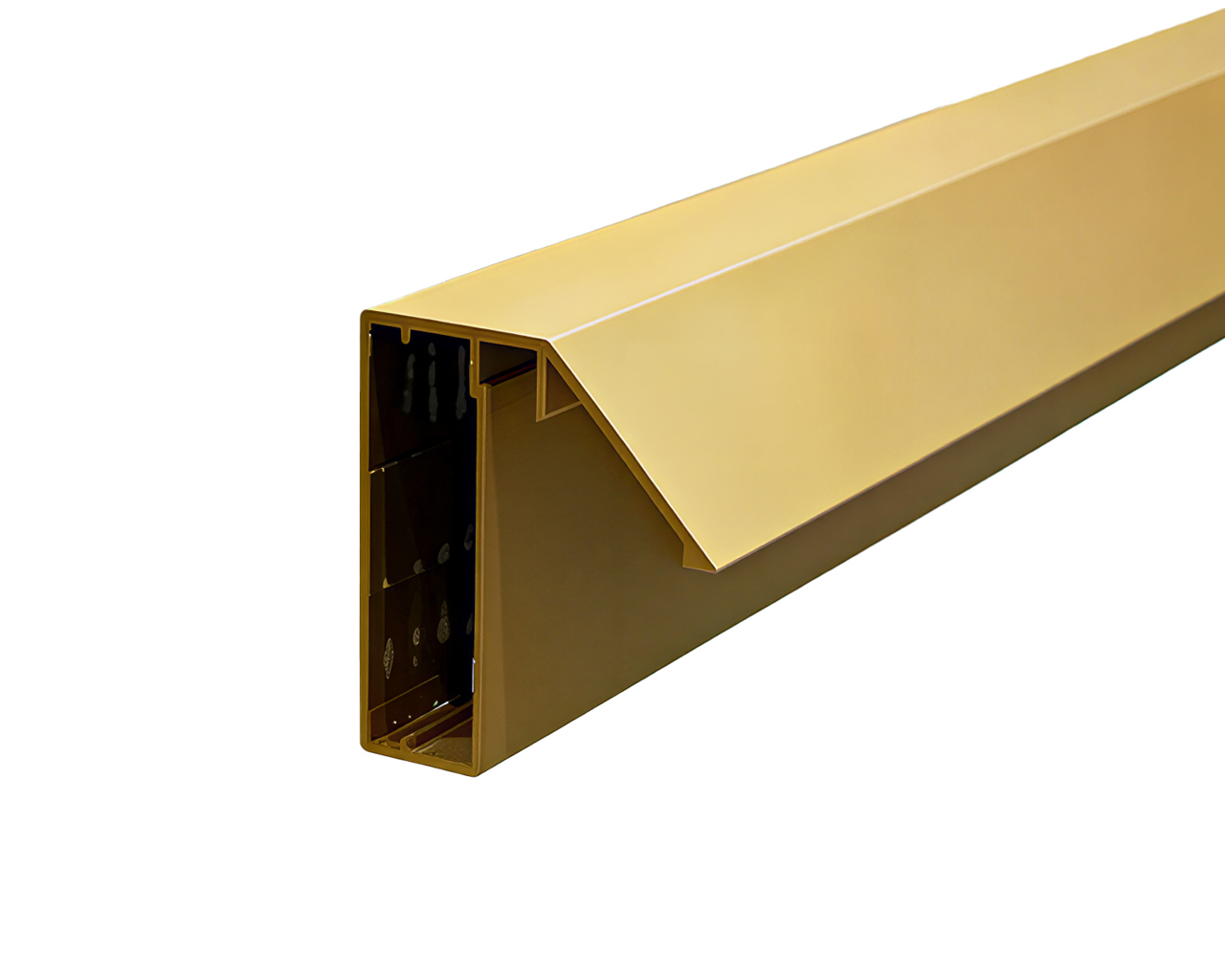 FIRMAX Профиль 45/9 c ручкой, для фасадов, L-5800 мм, темное золото. Рис. 2